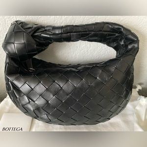 Bottega Veneta Mini Jodie Intrecciato Black